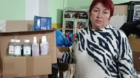 Verteilung aus humanitären Transport