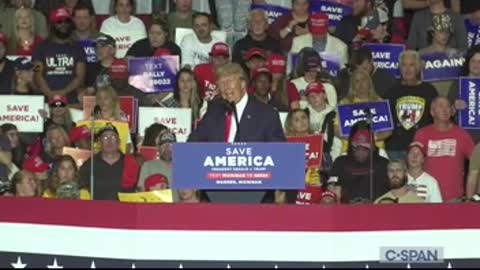 Former Presedent Trump Campaigns in Michigan