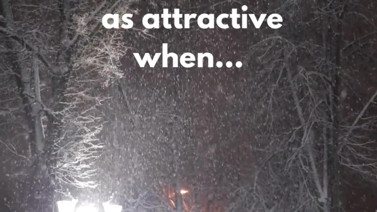Boys find a girl twice as attractive when... psychology fact