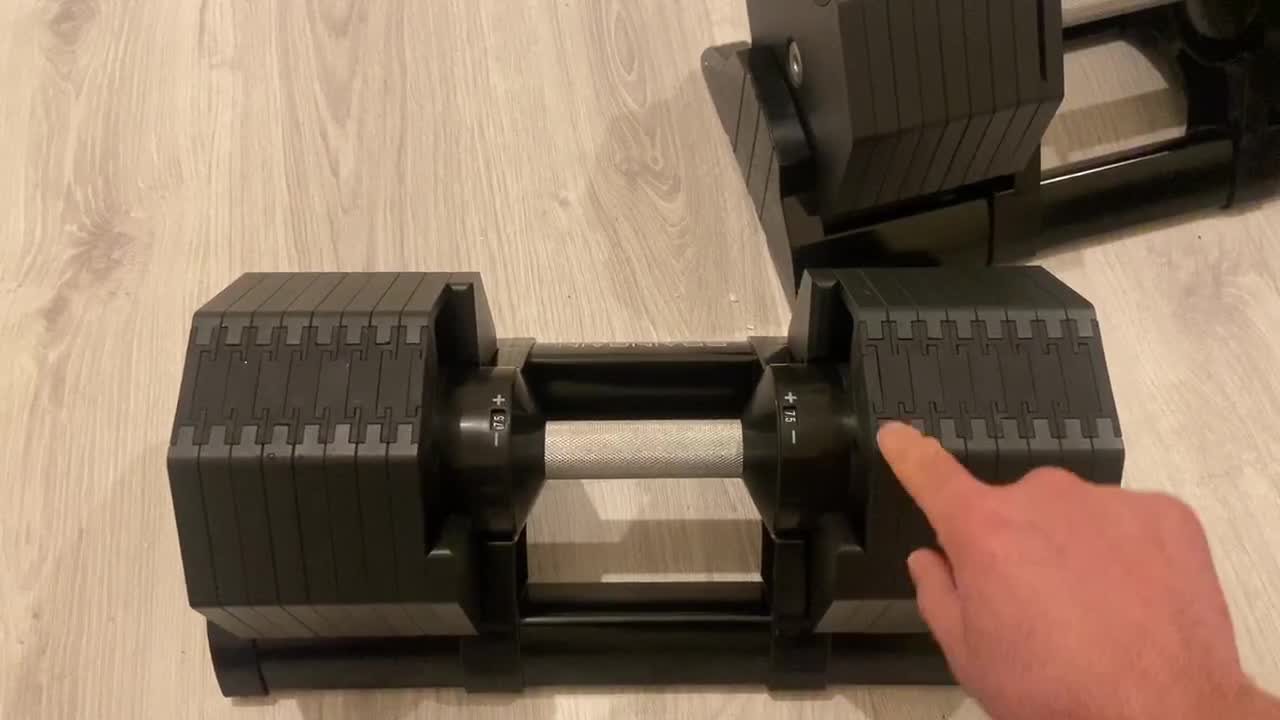 BrainGain (40kg) Adjustable Hexagon Dumbbells