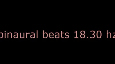 binaural beats 18 30 hz