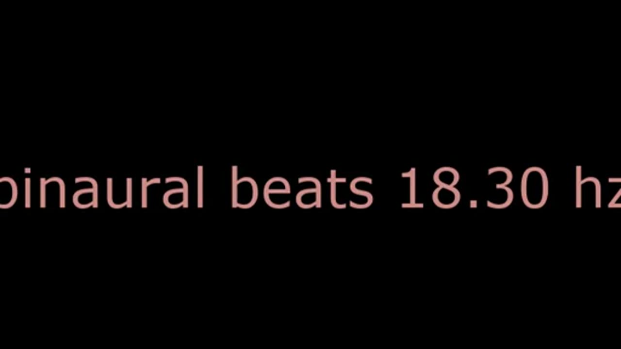 binaural beats 18 30 hz