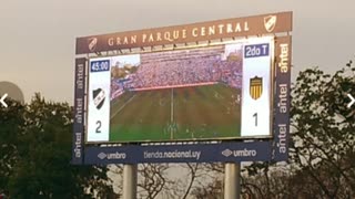 Desde la hinchada del Club Nacional de Football - Nacional 2, Peñarol 1 - Clásico del (07/10/2024)