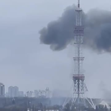 Kiev TV Tower Targeted After West Banned Russian Media