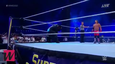 Undertaker Returns & Chokeslam AJ Styles WWE Super Showdown 27th Feb