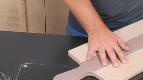 Roundovers on serving board
