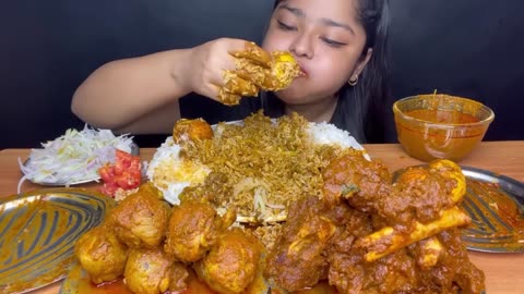 MUKBANG SPICY MUTTON CURRY 🔥 SPICY CHICKEN WITH RICE