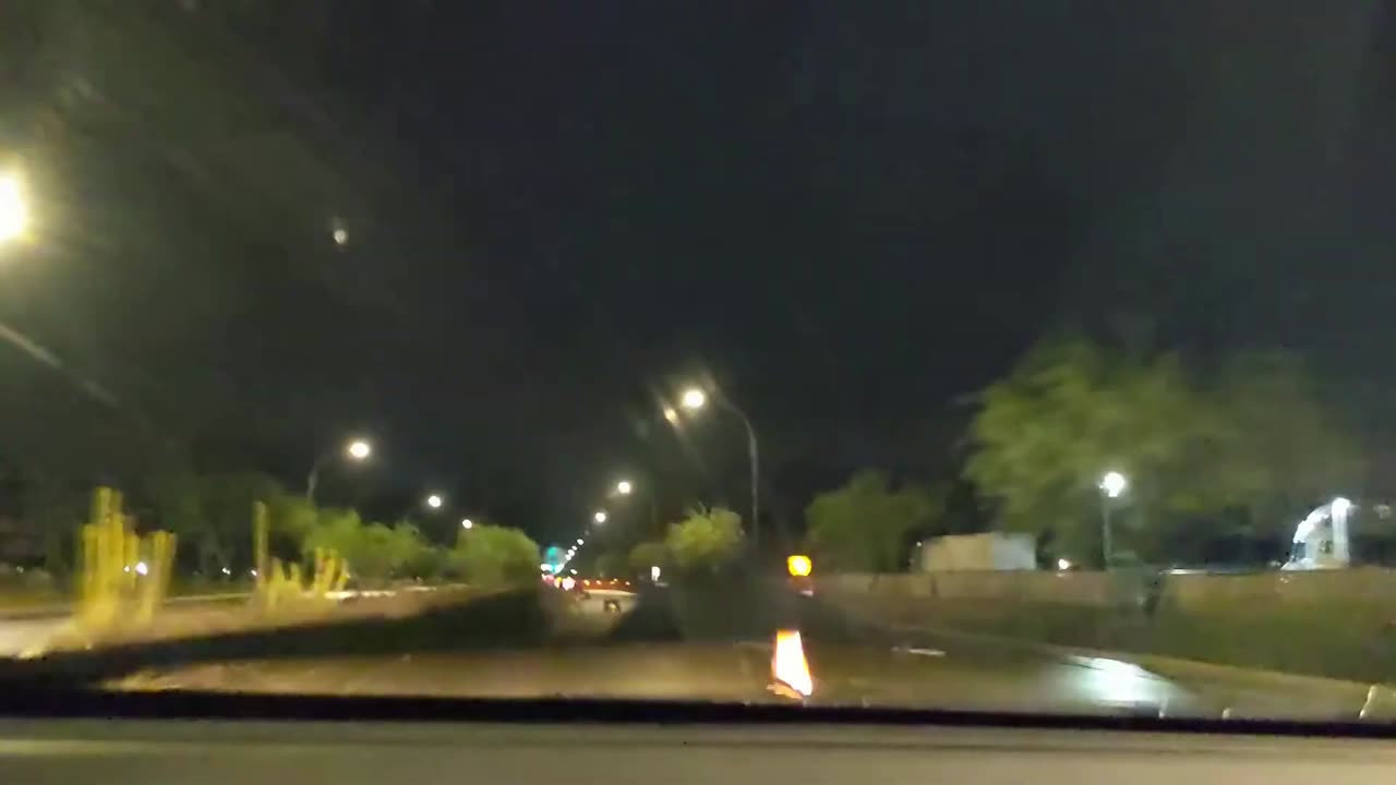 Night Driving in a Monsoon