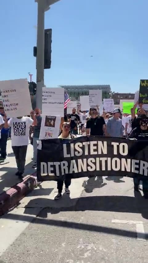 Los Angeles, California - Parents March on the Streets to LAUSD Headquarters