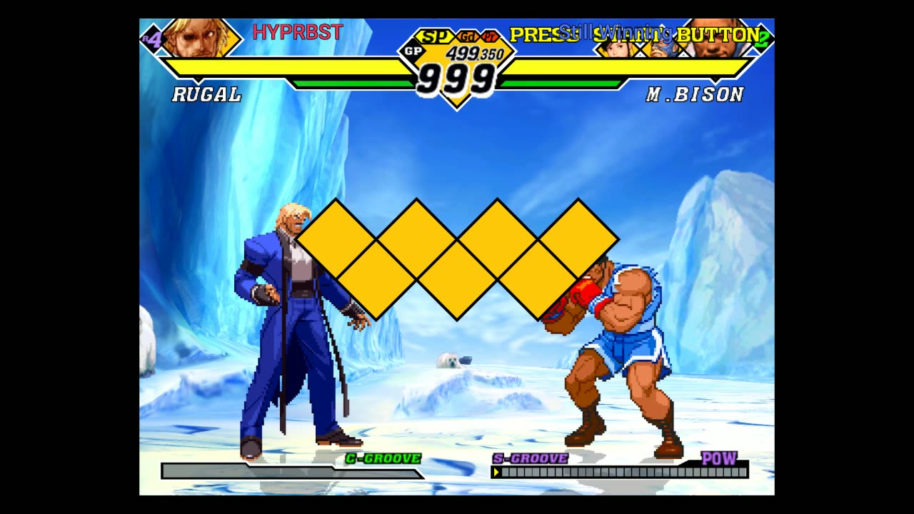 World Record Capcom Vs Snk 2 (Naomi) Speed Run Rugal Bernstein C-Groove 8:42