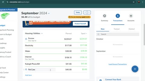 Final September Budget Report | EveryDollar | 2024
