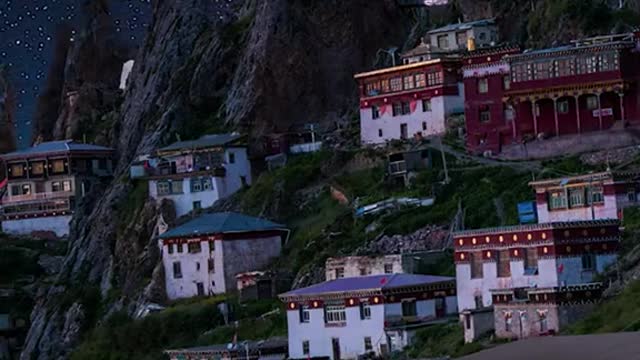 It's at Zizhu Monastery, 4,800 above sea level