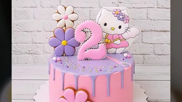 First Birthday Cakes Ideas For Baby Girls 2k23/Simple Cakes Design For Baby Girls