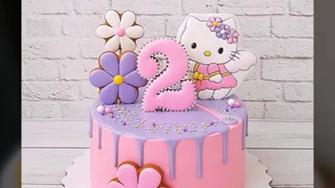 First Birthday Cakes Ideas For Baby Girls 2k23/Simple Cakes Design For Baby Girls