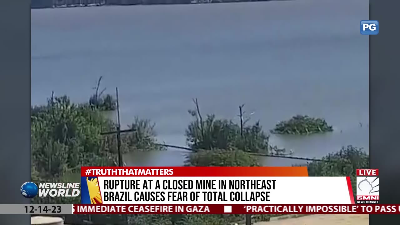 Rupture at a closed mine in northeast Brazil causes fear of total collapse