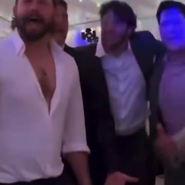 Josh Allen parties with teammates at Knox's wedding
