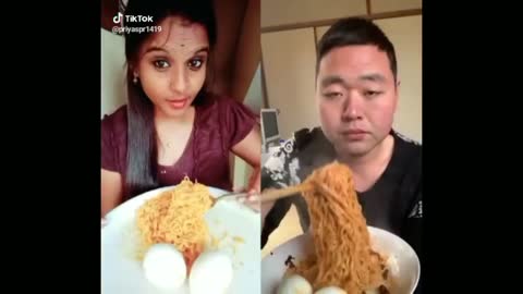 Funny Food Challange On TikTok | Who will win INDIA Vs CHINA