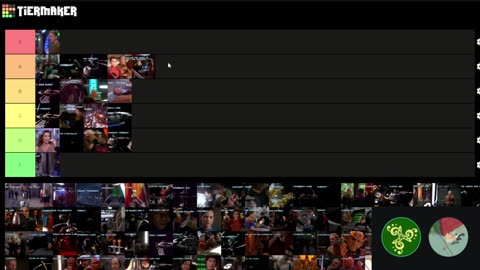 Star Trek: Deep Space 9, Season 1 Tier list