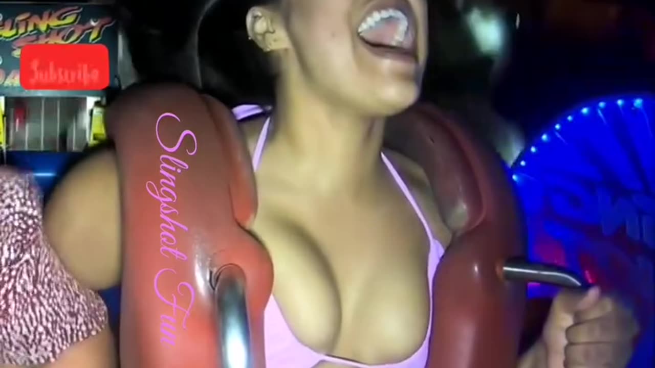 #viral sling shot video# cute girl sling shot ride # plz watch