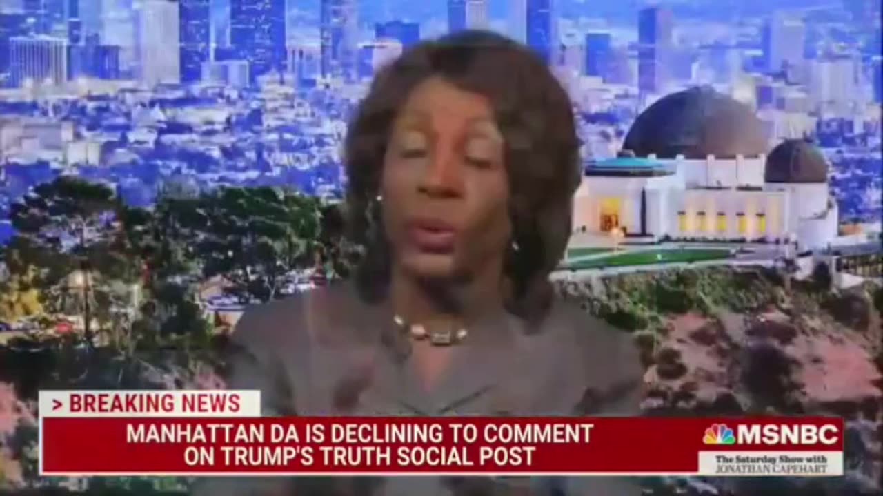 'He's Attempting To Organize His Domestic Terrorists' - Maxine Waters - Hey Mad Max, Remember This?