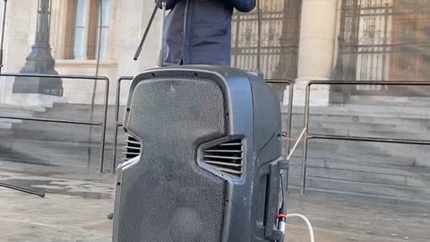 2023.11.05. - WHO elleni demonstráció, Szakács Árpád beszéde