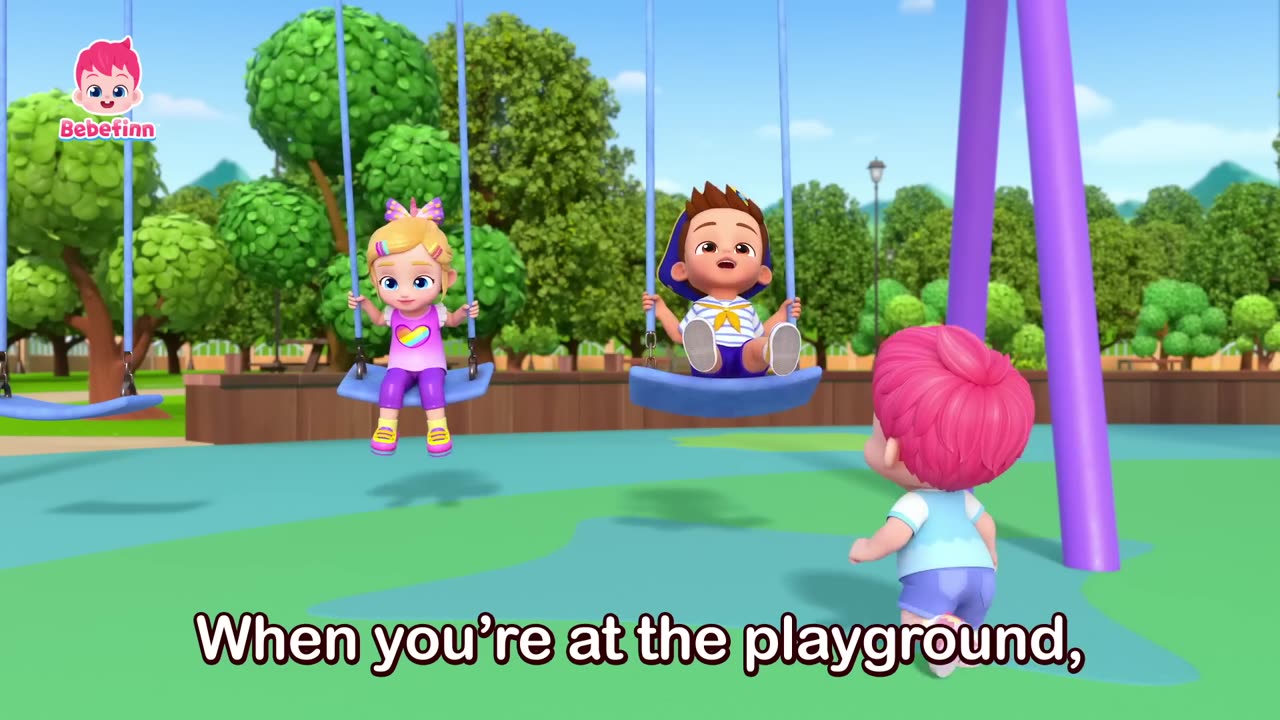 Playground Safety Song - Bebefinn Nursery Rhymes for Kids