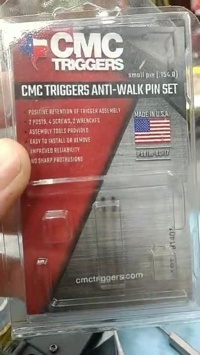 CMC Triggers Aar15 Anti-Walk Pins Fail_ Compensating for Something_ (A Wee Bit Long)