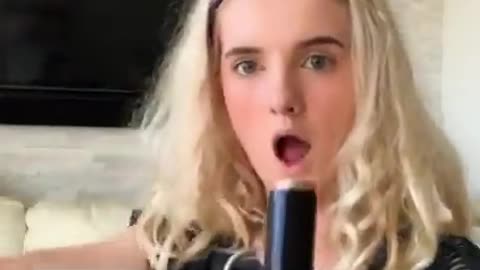 Girl with artificial hand