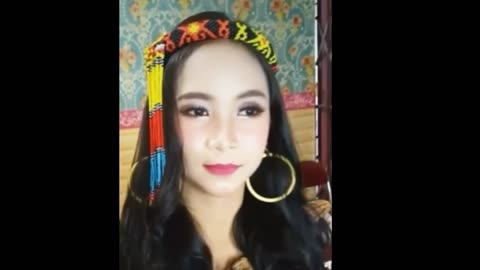 Beautiful Dayak Girls, Borneo