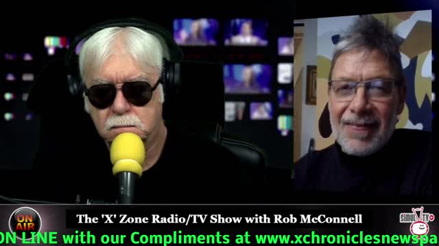 The 'X' Zone Radio/TV Show with Rob McConnell: Guest - RICK BORGIA