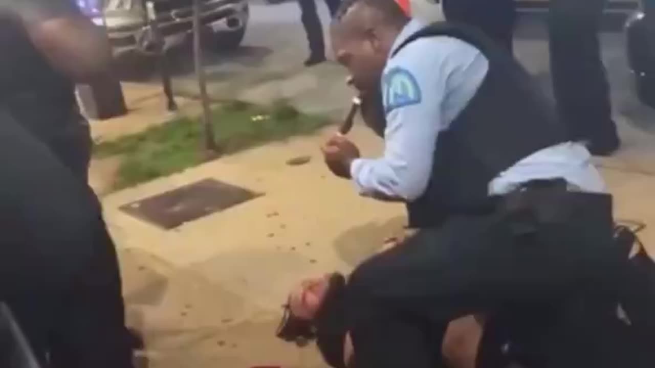 DIVERSE ST. LOUIS, MISSOURI POLICE OFFICER WAS SEEN LIGHTING UP A CIGAR