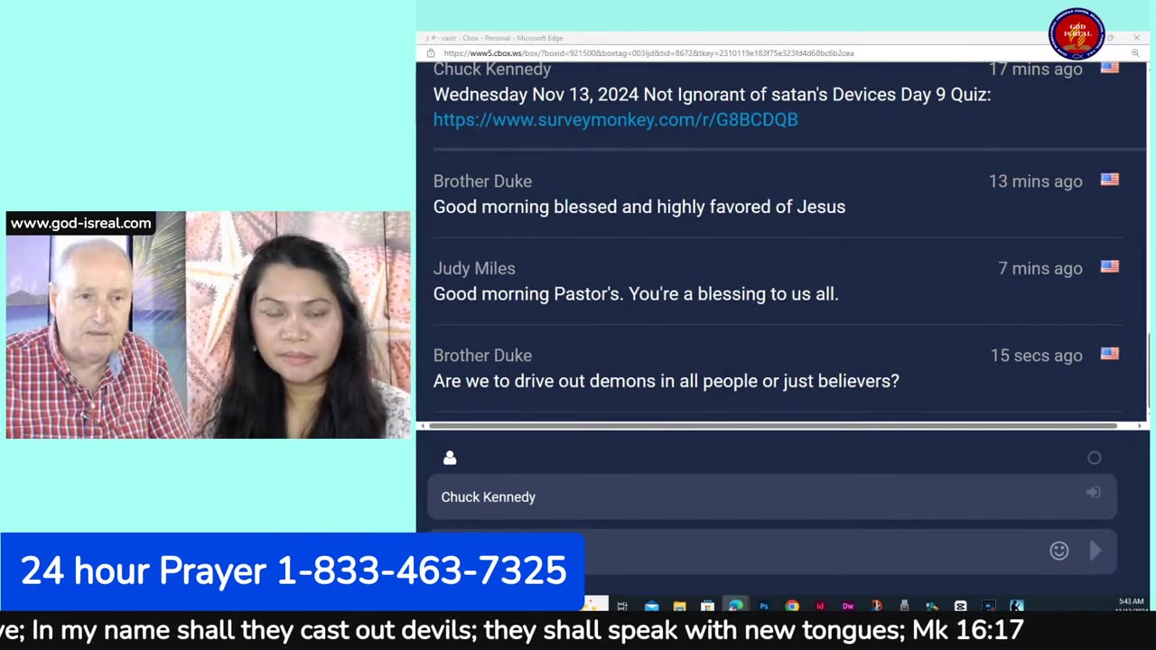 11-13-24 Not Ignorant of satan's Devices Day 9 - Pastor Chuck Kennedy