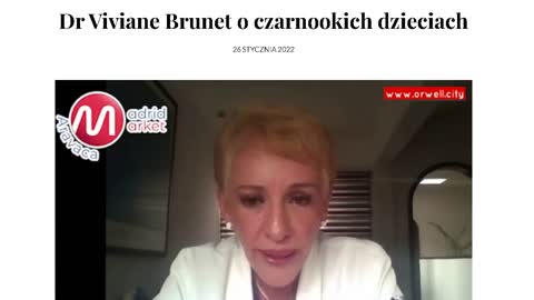 Dr Viviane Brunet o czarnookich dzieciach ,odniosła się do dzieci,