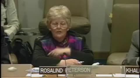 Rosalind Peterson 2007 UN Climate Change Conference