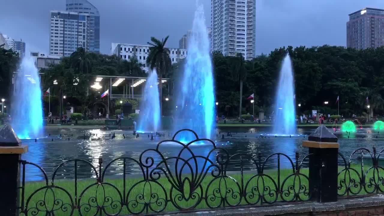 Manila Philippines Color Fountain
