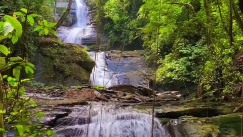 terraced waterfall