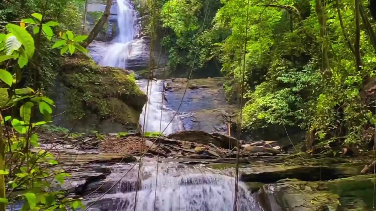 terraced waterfall