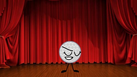 Golfball makes a speech.