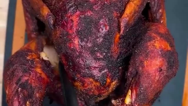 Smoke Fried Turkey Recipe _ Over The Fire Cooking by Derek Wolf