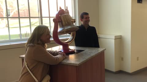 March 20, 2023 - Brad and Tracy Stevens Check Out the Monon Bell