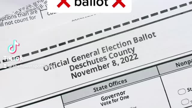 OREGON BALLOTS CHEATING