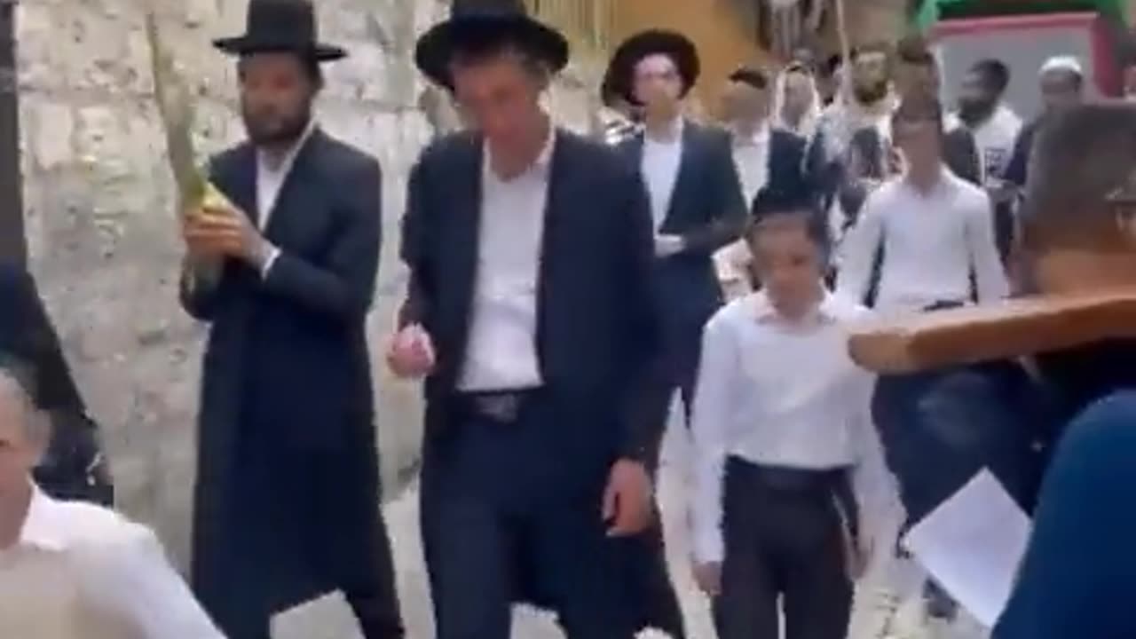 Israelis spit at Christian pilgrims at Jerusalem’s Lion Gate.