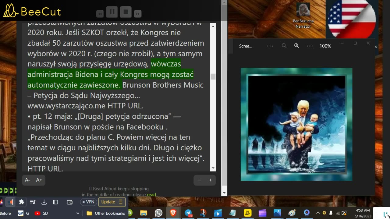 🔴Republika przywrócona przez GCR: Aktualizacja od wt. 16 maja 2023 r 🔴 Judy Byington