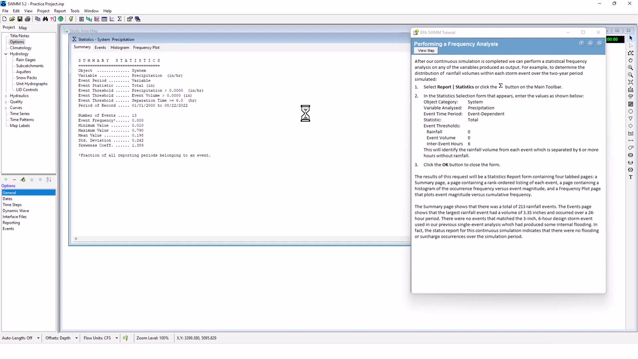 EPA SWMM LESSON PART 7 | Continuous Simulation