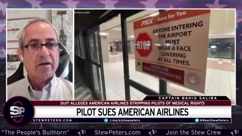 American Airlines STRIPPING Pilots Of Medical Freedom: Captain Saliba Files Lawsuit In Response