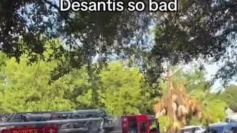 DeSantis showed up to Jacksonville and immediately got booed by everyone in attendance