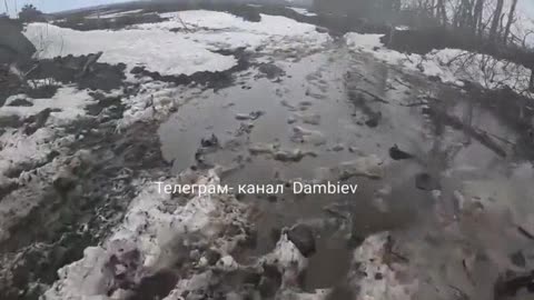 Ukrainian military came under fire on the road to Bakhmut