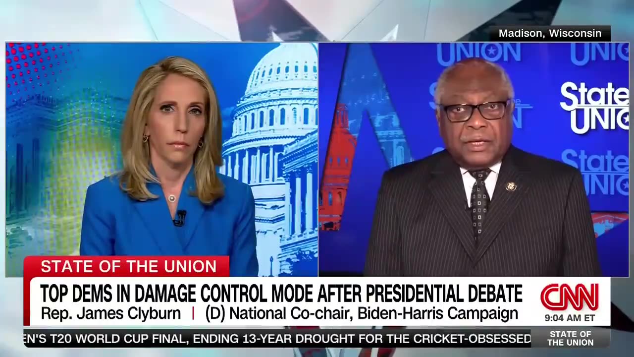 Rep. James Clyburn Blames Biden’s Poor Debate Performance on “Preparation Overload” (VIDEO)