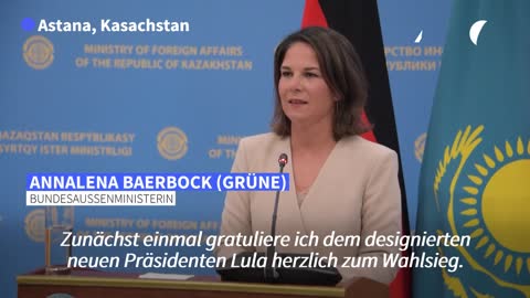 Baerbock: Demokratie ist "größter Gewinner" der Wahl in Brasilien | AFP