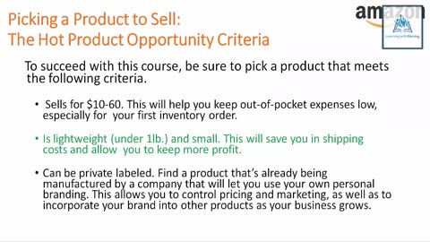 How to Pick a Product to Sell Amazon Business Training (Topic#7)